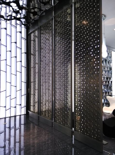 aluminum screen partition