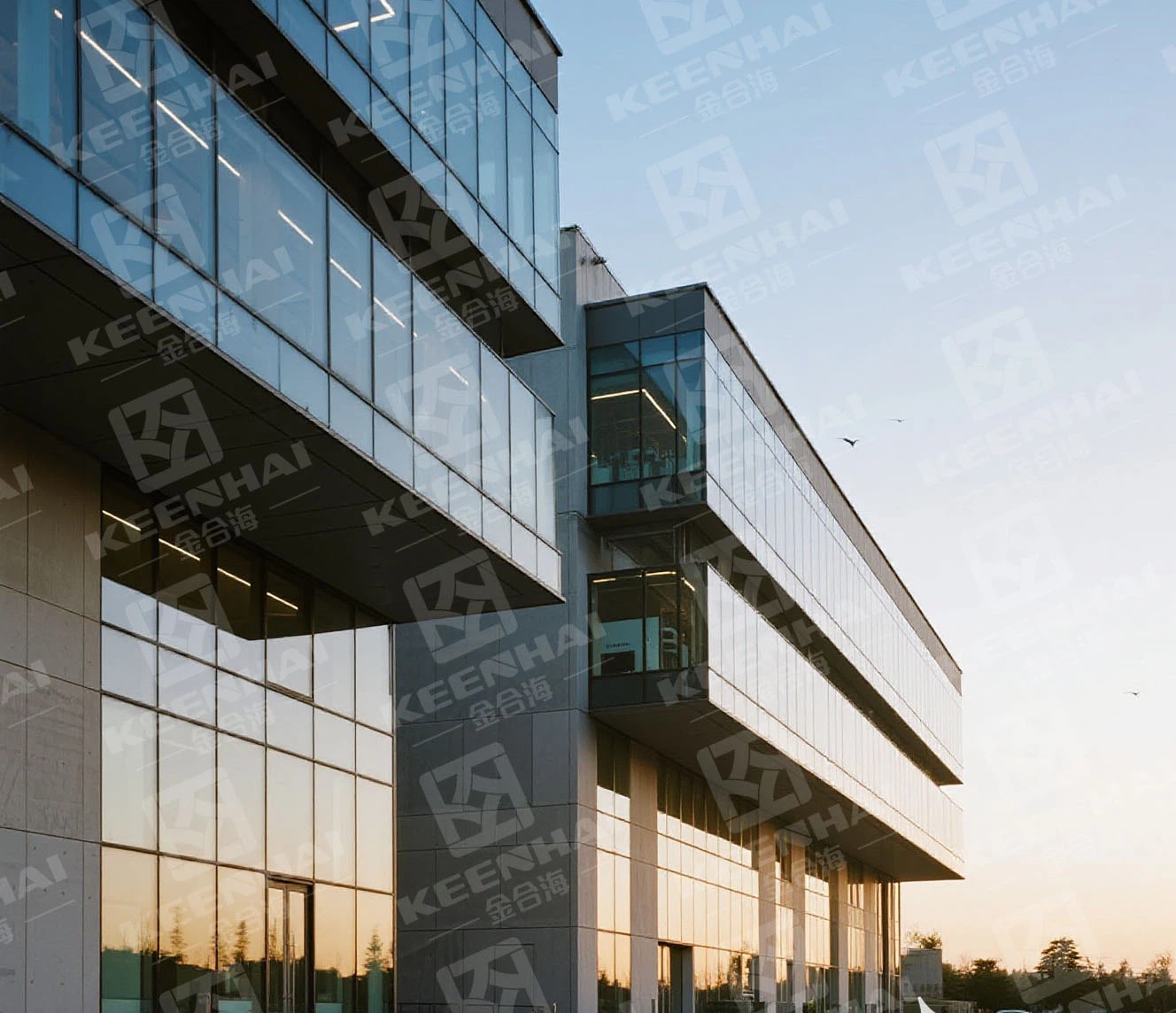 Low-E Insulated Glass Curtain Walls Low-E Insulated Glass Curtain Walls